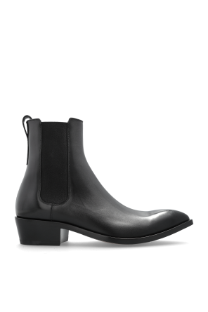 Emporio Armani Leather Chelsea boots | Men's | Vitkac